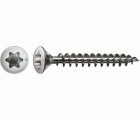 SPAX de acero inoxidable, Pulido | Cabeza gota de sebo, T-STAR plus, Rosca completa, Acero inoxidable A2, Punta S