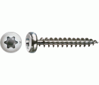 SPAX de acero inoxidable, Pulido | Cabeza redonda, T-STAR plus, Rosca completa, Acero inoxidable A2, Punta S