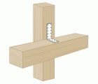 SPAX Elemento de unión angular 120x95x40x3,0 - 100 UD.