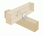 SPAX Elemento de unión angular 90x50x110x3,0 - 50 UD.