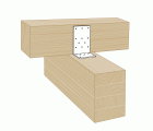 SPAX Elemento de unión angular extra fuerte 130x70x80x4,0 - 25 UD.