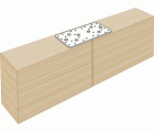 SPAX Conector plano pesado 170x65x2,5 - 50 UD.
