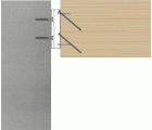 SPAX Unión oculta para hormigón 60x115x24 - 10 UD.