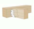 SPAX Soporte para vigas combinado de 2 piezas 25x160x2,0 - 25 UD.