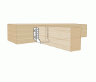 SPAX Soporte para vigas corto 100x140x1,5 - 50 UD.