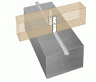 SPAX Anclaje para perfiles 100 x 34 x 3,0 mm - 28/15 - 100 UD.