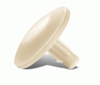 SPAX Tapones de plástico para Tornillo universal con taladro en la cabeza, beige, 25 unidades