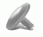SPAX Tapones de plástico para Tornillo universal con taladro en la cabeza, gris, 500 unidades