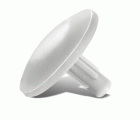 SPAX Tapones de plástico para Tornillo universal con taladro en la cabeza, blanco, 100 unidades