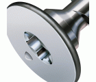 SPAX Cabeza de unión plana para paredes traseras, 3,0 x 20 mm, 25 unidades, rosca completa, cabeza de unión, T-STAR plus, 4CUT, WIROX