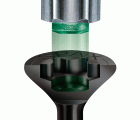 SPAX Tornillo universal, 3 x 16, rosca completa, cabeza plana, T-STAR plus T10, punta S, negro galvanizado, 25 unid.