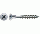 SPAX Tornillo universal con taladro en la cabeza, 5 x 80 mm, 200 unidades, Rosca completa, Cabeza plana, Ranura en cruz Z2, Punta S, WIROX