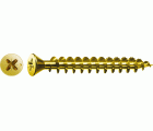 Tornillo universal SPAX, YELLOX | Cabeza plana, Ranura en cruz Z, Rosca completa, Acero, Punta S