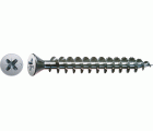 Tornillo universal SPAX, WIROX | Cabeza plana, Ranura en cruz Z, Rosca completa, Acero, Punta S