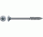 Tornillo para construcciones en madera SPAX, WIROX | Cabeza plana, T-STAR plus, Rosca parcial, Acero, Punta S