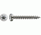 SPAX de acero inoxidable, Pulido | Cabeza redonda, T-STAR plus, Rosca completa, Acero inoxidable A2, 4CUT