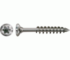 SPAX para fachadas, Pulido | Cabeza gota de sebo, T-STAR plus, Rosca parcial, Acero inoxidable A2, CUT