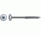 Tornillo para construcciones en madera SPAX, WIROX | Cabeza arandela, T-STAR plus, Rosca parcial, Acero, 4CUT