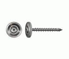 Tornillo con cubierta SPAX, Pulido | Cabeza gota de sebo, T-STAR plus, Rosca completa, Acero inoxidable A2, 4CUT