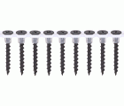 GIX B Rosca gruesa, Rosca completa, Cabeza de trompeta, Ranura en cruz H, Punta de aguja, Fosfatado negro, 3.9 x 25 mm, 1000 uds (encintados)