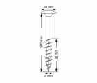 SPAX construcciones en madera, cabeza arandela, 8 x 380 mm, 50 unidades, rosca parcial, T-STAR plus T40, 4CUT, WIROX