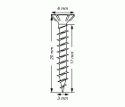 SPAX Tornillo universal, 3 x 20 mm, 200 unidades, Rosca completa, Cabeza plana, Ranura en cruz Z1, Punta S, WIROX