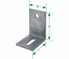 SPAX Escuadra para hormigón tZn L14x45 75x100x60x6,0 - 20 UD.