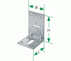 SPAX Escuadra de montaje LL 10x28 90x60x60x2,5 -100 UD.