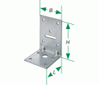 SPAX Escuadra de montaje RL 10 90x60x60x2,5 - 100 UD.