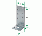 SPAX Tirante AH 110 x 35 x 40 x 3,0 mm - R 11 mm - 100 UD.