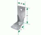 SPAX Elemento de unión angular KR R13,5 tZn 135x88x65x4,0 - 25 UD.