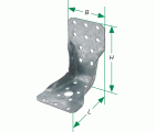 SPAX Elemento de unión angular KR90 95x85x65x1,5 - 100 UD.