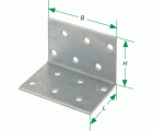 SPAX Escuadra perforada 40x40x20x2,0 - 200 UD.