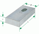 SPAX Placa de compresión Vario 114 x 55 x 20 mm - L 14 x 26 mm - 10 UD.