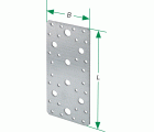 SPAX Conector plano pesado 170x65x2,5 - 50 UD.