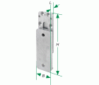 SPAX Unión oculta para hormigón 60x115x24 - 10 UD.