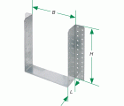 SPAX Soporte para vigas 120x240x2,0 - 20 UD.