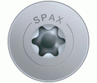 SPAX Cabeza de unión plana para paredes traseras, 3,5 x 25 mm, 300 unidades, rosca completa, cabeza de unión, T-STAR plus, 4CUT, WIROX