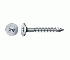 Tornillo para pizarra SPAX, Pulido, T-STAR plus, Rosca parcial, Acero inoxidable A2, 4CUT