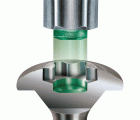 SPAX Tornillo para terraza Bold, 5 x 56 mm, 200 unidades, Rosca de fijación, Cabeza decorativa, T-STAR plus T20, 4CUT, Acero inoxidable A2