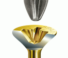 SPAX Tornillo universal, 3,5 x 50 mm, 20 unidades, Rosca parcial, Cabeza plana, Ranura en cruz Z2, 4CUT, YELLOX