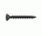 SPAX Tornillo universal, 3 x 16, rosca completa, cabeza plana, T-STAR plus T10, punta S, negro galvanizado, 25 unid.