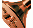 SPAX Tornillo universal, 2 x 10 mm, 50 unidades, Rosca completa, Cabeza plana, Ranura en cruz Z1, Punta S, bronce