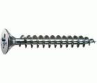 SPAX Tornillo universal, 2,5 x 12 mm, 1000 unidades, Rosca completa, Cabeza plana, Ranura en cruz Z1, Punta S, WIROX