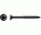 SPAX para fachadas, negro BLAX | Cabeza gota de sebo, T-STAR plus, Rosca parcial, Acero inoxidable A2, CUT