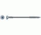 Tornillo para construcciones en madera SPAX, WIROX | Cabeza plana, T-STAR plus, Rosca de fijación, Acero, 4CUT