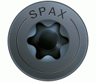 Cabezal plano SPAX para paneles traseros, 3,0 x 30 mm, 300 piezas, totalmente roscado, cabezal para paneles traseros, T-STAR plus, punta en S, WIROX