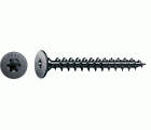Tornillo universal SPAX, negro BLAX | Cabeza de unión plana, T-STAR plus, Rosca completa, Acero, Punta S