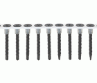 GIX D Punta perforadora, Rosca completa, Cabeza de trompeta, Ranura en cruz H, Punta perforadora, Fosfatado negro, 3.5 mm x 25 mm, 1000 uds (encintados)