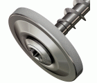 SPAX Tornillo con cubierta, 4,5 x 25 mm, 15 unidades, rosca completa, cabeza gota de sebo, T-STAR plus T20, 4CUT, acero inoxidable A2